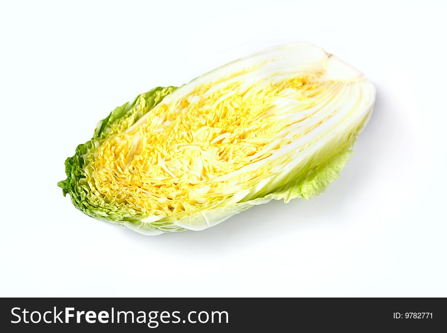 Cabbage isolated on white background. Cabbage isolated on white background