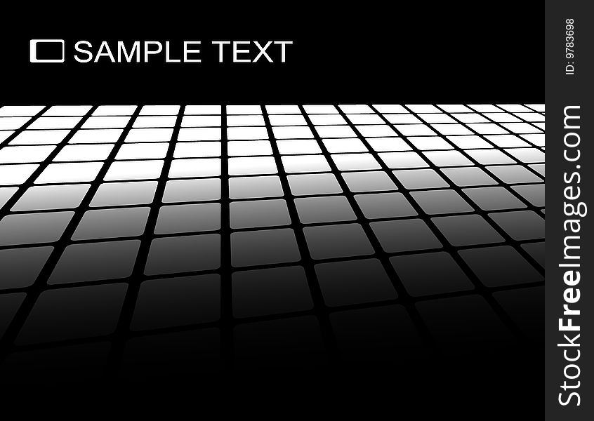 The black and white vector abstract background