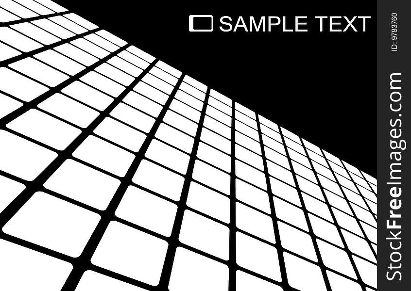 The black and white vector abstract background