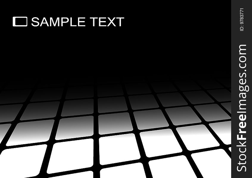 The black and white abstract background