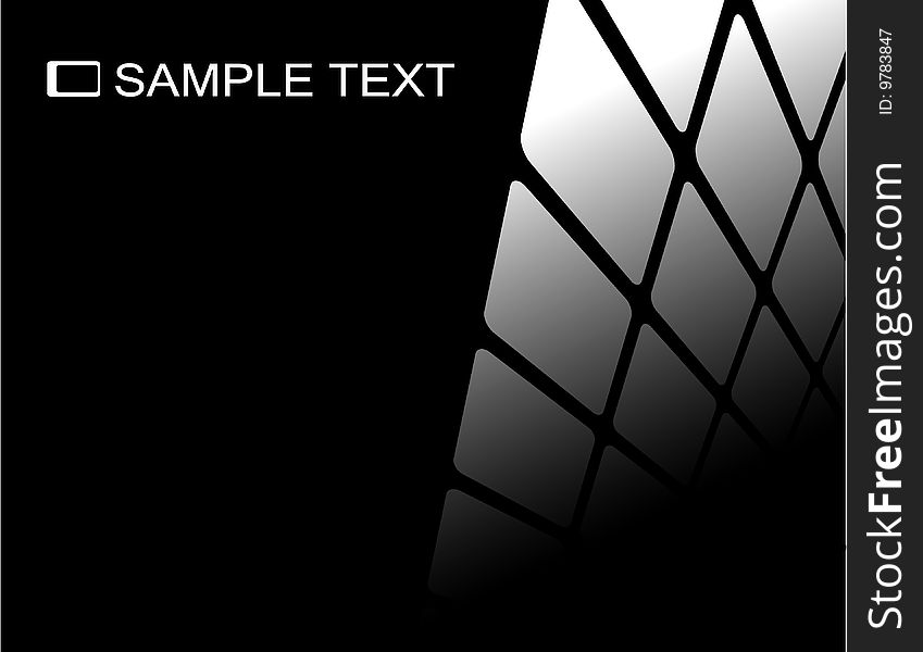 The black and white  abstract background