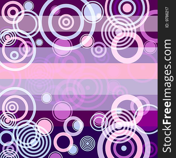 Lilas grunge background with concentric circles. Lilas grunge background with concentric circles