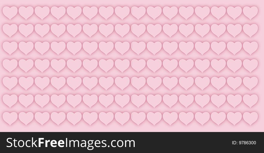 This is a pink heart pattern for Valentines Day. This is a pink heart pattern for Valentines Day.