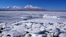 Ice Lake And Snow Mountains In Tibet Royalty Free Stock Photo Ice Lake And Snow Mountains In Tibet Royalty Free Stock Photo