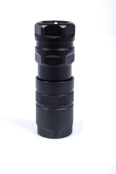 Black Metal LED Torch Stock Photography Black Metal LED Torch Stock Photography