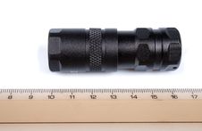 LED Torch With Line Royalty Free Stock Photography LED Torch With Line Royalty Free Stock Photography