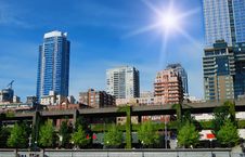 Seattle Downtown Royalty Free Stock Image Seattle Downtown Royalty Free Stock Image
