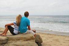 Ocean Gazing Royalty Free Stock Photography Ocean Gazing Royalty Free Stock Photography