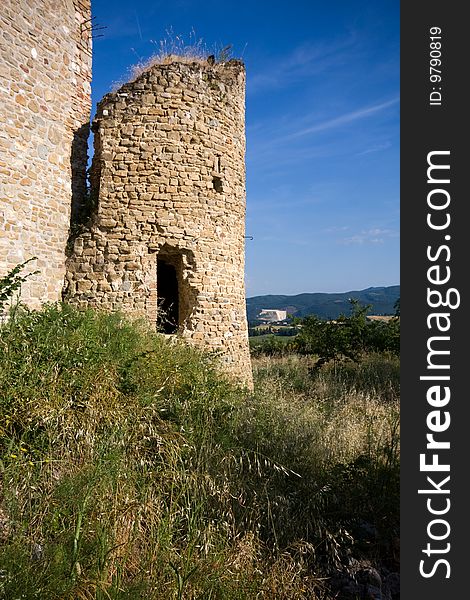 This is an old castle near Spoleto