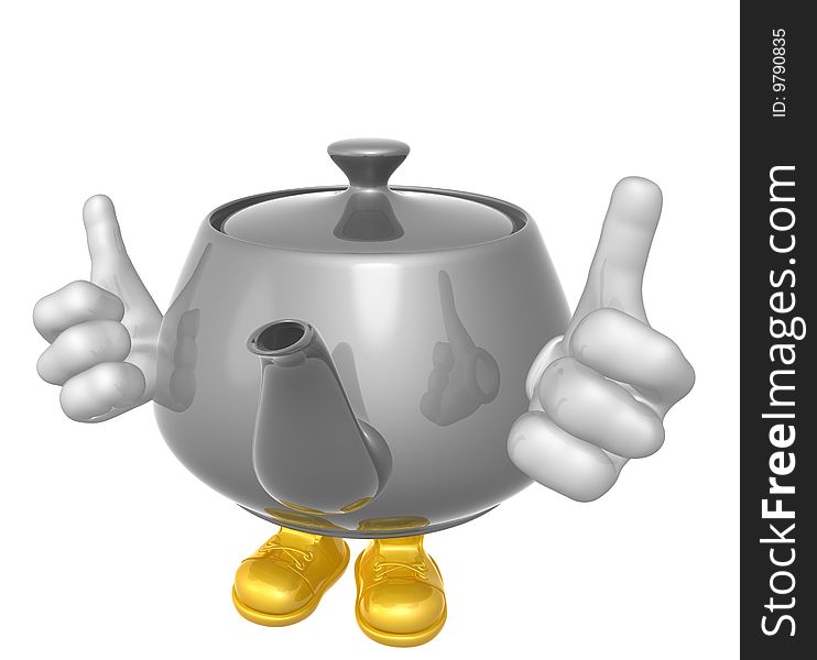 Mr Teapot Mascot Character