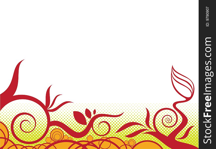 Flower color background