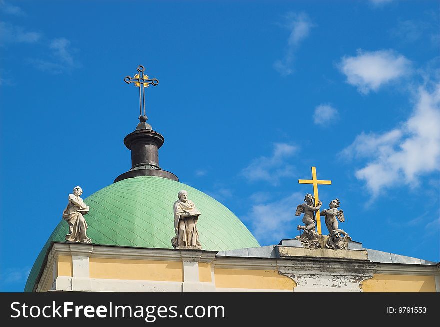 The roman catholic church of St. Ekaterina  in St. Petersburg. The roman catholic church of St. Ekaterina  in St. Petersburg