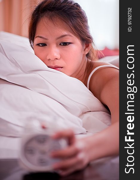 An image of an asian girl sleeping. An image of an asian girl sleeping