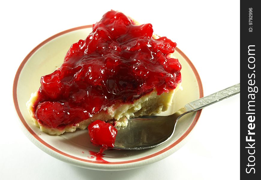 Cheesecake With Cherries
