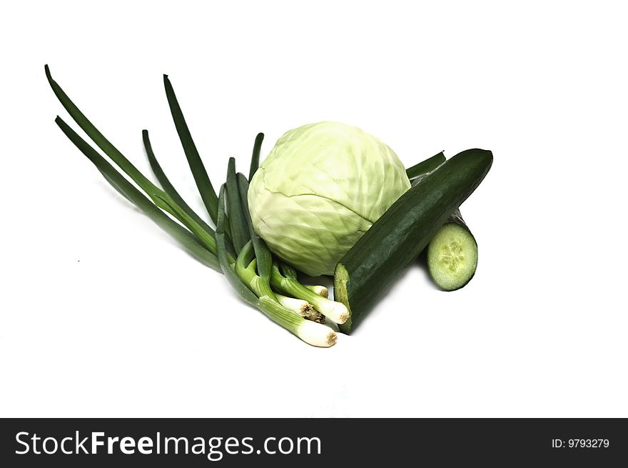 Photo of fresh vegetable mix