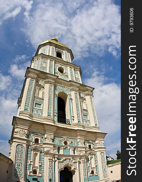 Bell tower of Saint Sophia Cathedral in Kiev, Ukraine. Bell tower of Saint Sophia Cathedral in Kiev, Ukraine