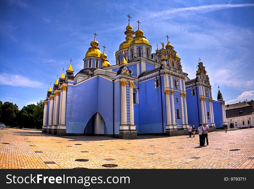 Saint Michael's Golden-Domed Cathedral in Kiev, Ukraine