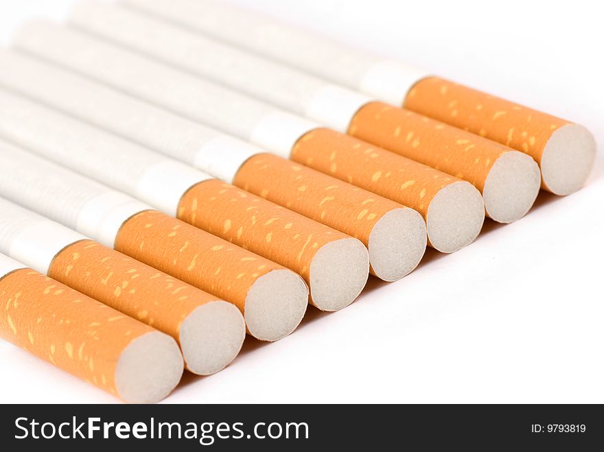Row Of Cigarettes