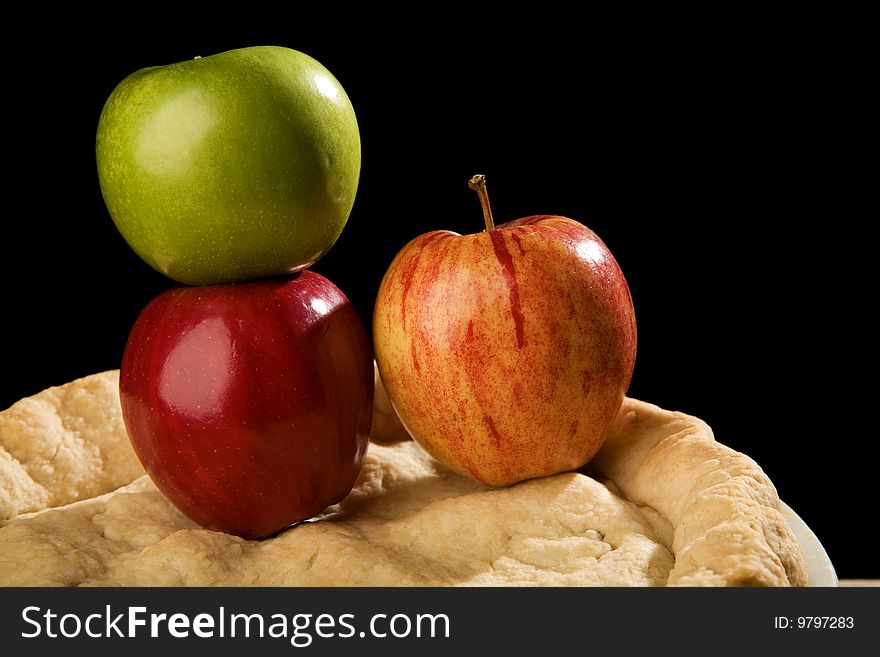 Apple Pie With Apples.