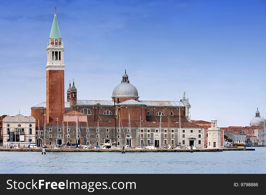 Saint Georgio Island In Venice, Italy