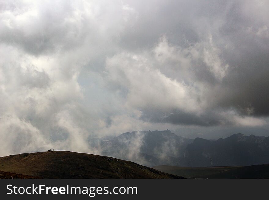 The Carpathian Mountains From Romania