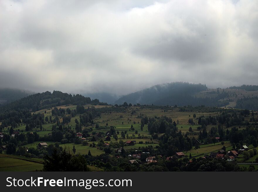 The Carpathian Mountains From Romania