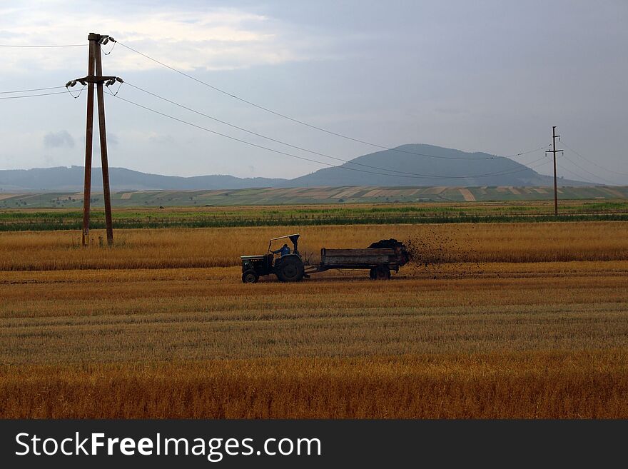 Romanian agriculture and infrastructure. Location: Brasov, Romania. Romanian agriculture and infrastructure. Location: Brasov, Romania.