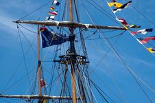 Mast And Crows Nest Royalty Free Stock Photo Mast And Crows Nest Royalty Free Stock Photo