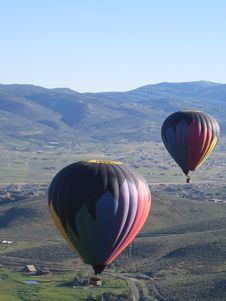 Balloons Over America Royalty Free Stock Photos Balloons Over America Royalty Free Stock Photos