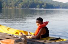 Teenager At The Lake Stock Photos Teenager At The Lake Stock Photos