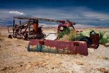 Old Truck Wreck Royalty Free Stock Images Old Truck Wreck Royalty Free Stock Images