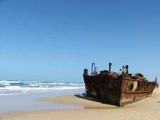SS Maheno Royalty Free Stock Photo SS Maheno Royalty Free Stock Photo