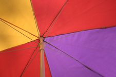 Multi Coloured Umbrella Royalty Free Stock Image