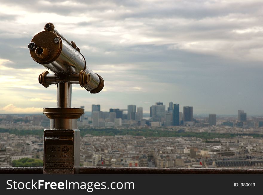 View of Paris from the Eiffel Tower