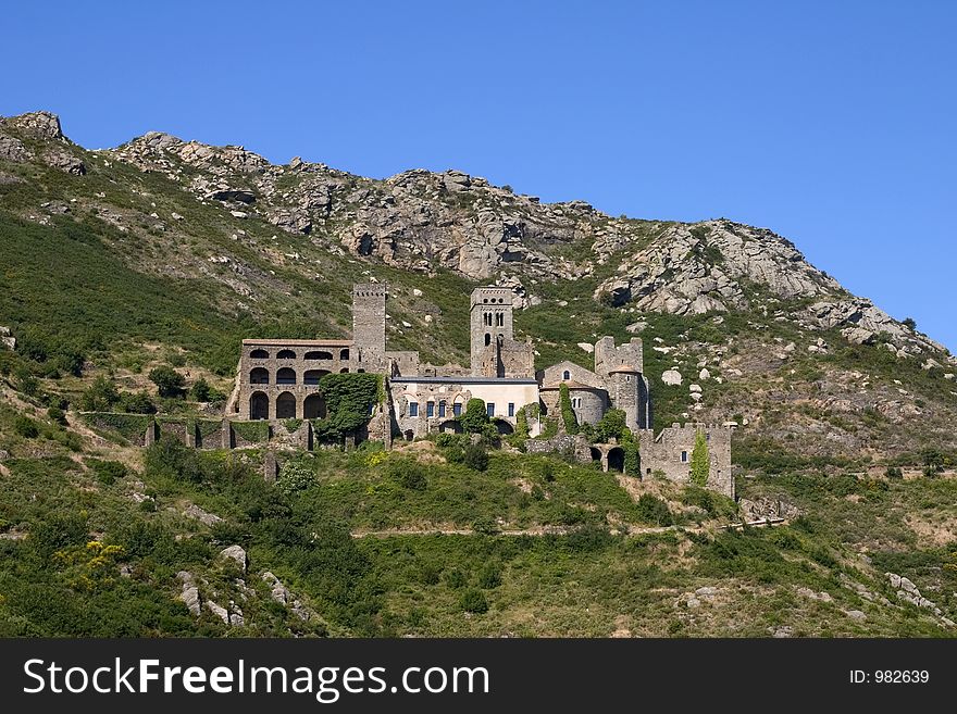 Romanesque monastery of Sant Pere de Rodes, Catalonia, Spain