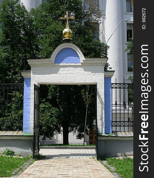 Monastery in Kiev. Monastery in Kiev