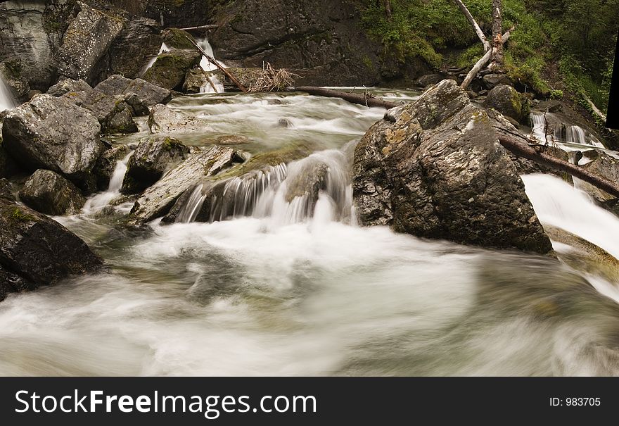 Water below waterfall is can be even better looking then the falls. Depends on your taste, sure. Composite of 4 images. Water below waterfall is can be even better looking then the falls. Depends on your taste, sure. Composite of 4 images