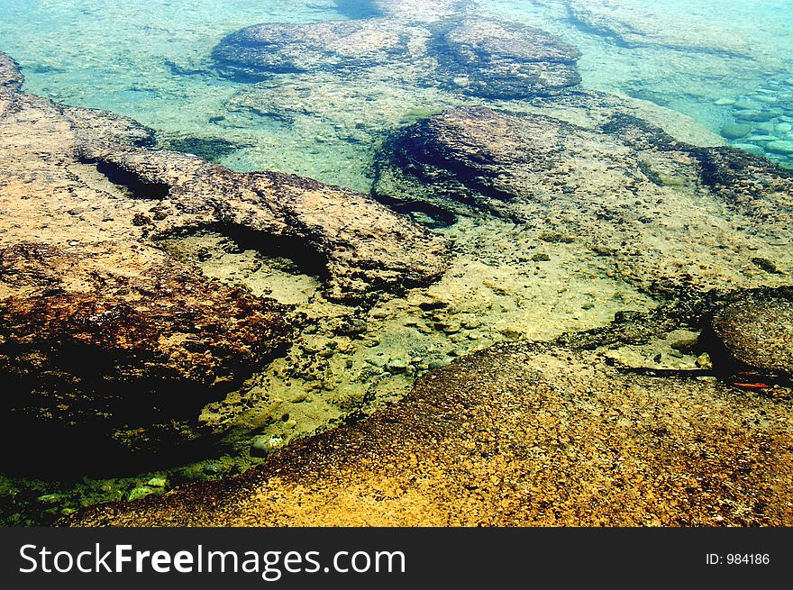 Rocks in tha sea 2. Rocks in tha sea 2