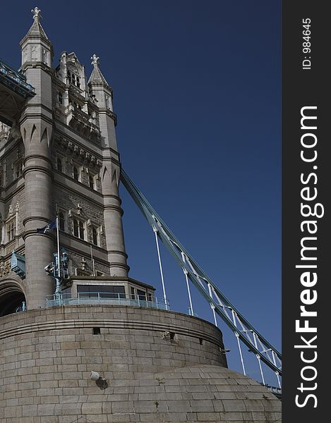 Pier of Tower Bridge,London