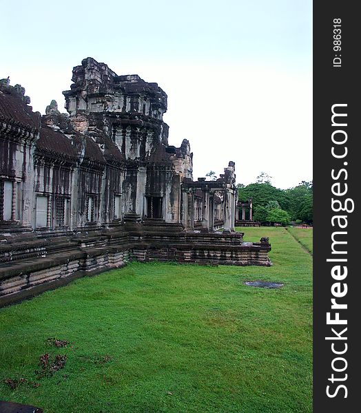 Cambodia temples - angkor wat - tourist site. Cambodia temples - angkor wat - tourist site