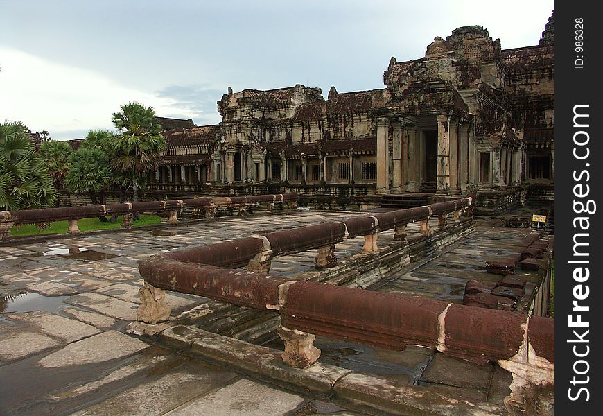 Cambodia temples - angkor wat - tourist site. Cambodia temples - angkor wat - tourist site