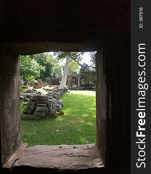 Cambodia temples - angkor wat - tourist site. Cambodia temples - angkor wat - tourist site
