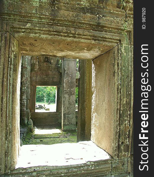 Cambodia temples - angkor wat - tourist site. Cambodia temples - angkor wat - tourist site