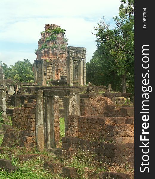 Cambodia temples - angkor wat - tourist site. Cambodia temples - angkor wat - tourist site