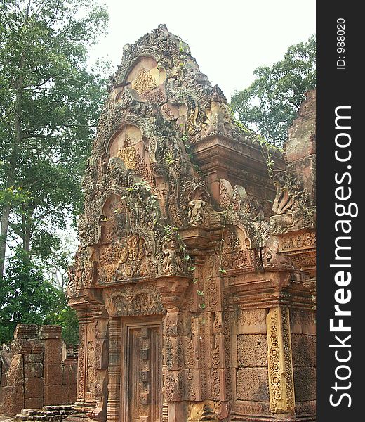 Cambodia temples - angkor wat - tourist site. Cambodia temples - angkor wat - tourist site