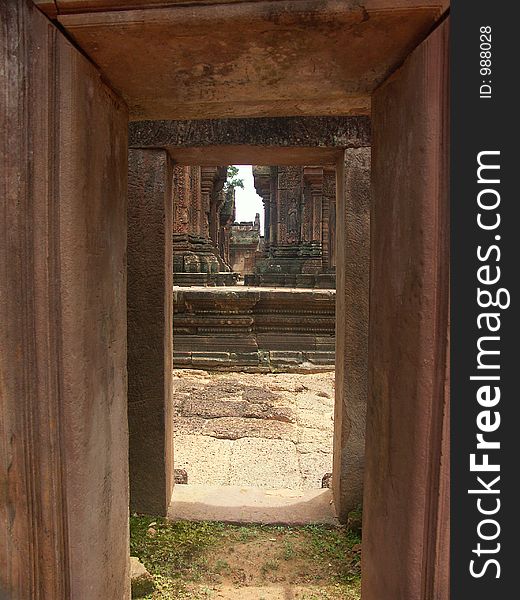 Cambodia temples - angkor wat - tourist site. Cambodia temples - angkor wat - tourist site