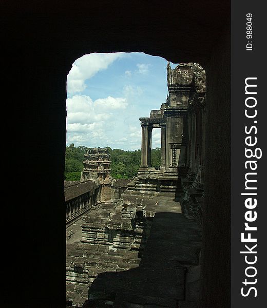 Cambodia temples - angkor wat - tourist site. Cambodia temples - angkor wat - tourist site