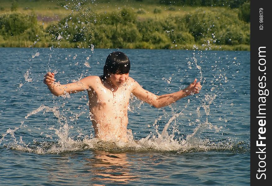 Boy in water