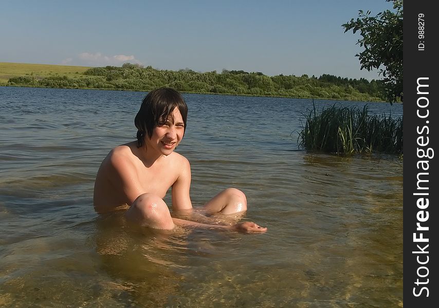 Boy in water