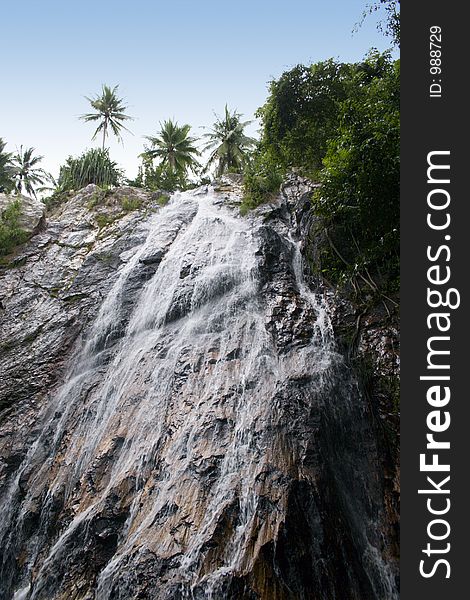 Waterfall on Koh Samui Island, Thailand. Waterfall on Koh Samui Island, Thailand